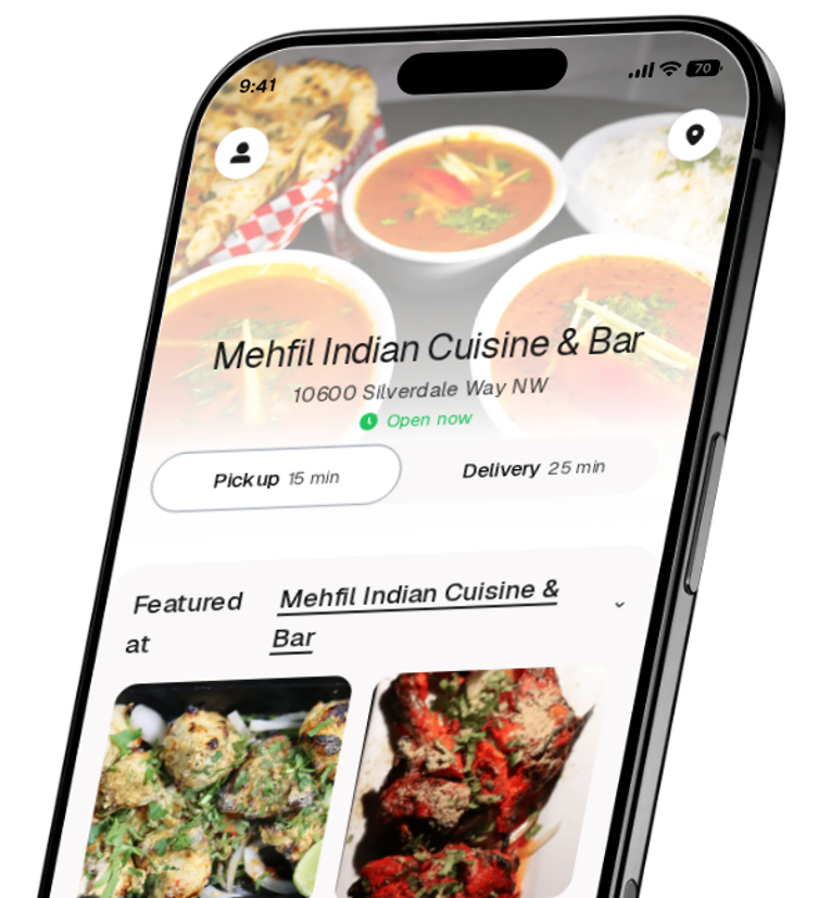 Mehfil Indian Cuisine & Bar app preview