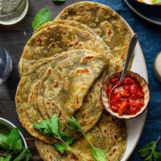 Pudina Mint Paratha