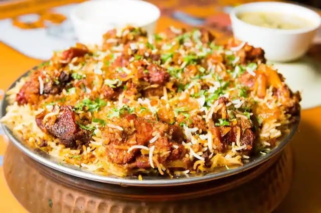 Goat Biriyani.