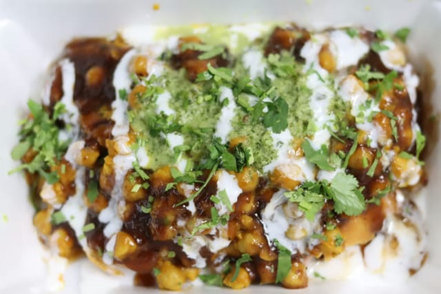 Samosa Channa Chat.