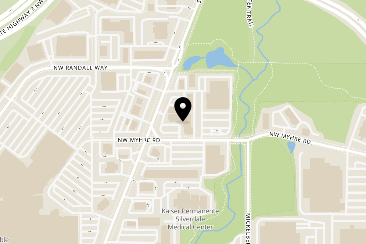Map showing the location of Mehfil Indian Cuisine & Bar on 10600 Silverdale Way NW in Silverdale